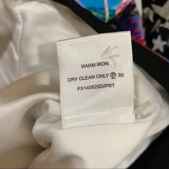 FINDERS KEEPERS Winter Birds Dress Hibiscus Print and Black Size XS - Picture 13 of 15